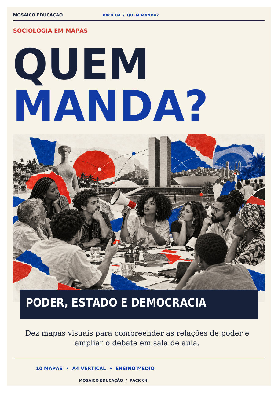 Capa original do Pack 04 Quem Manda?