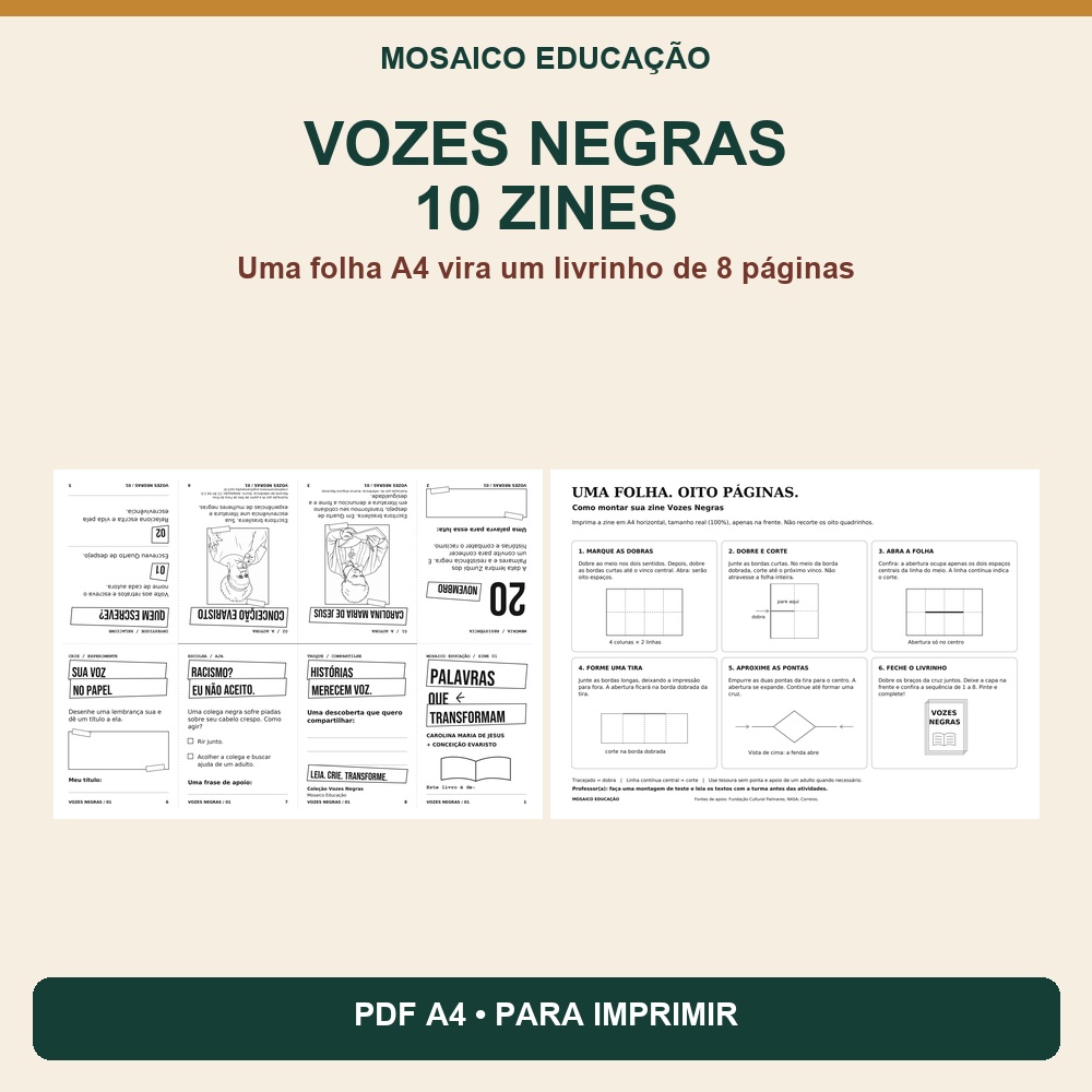Vozes Negras — 10 Zines